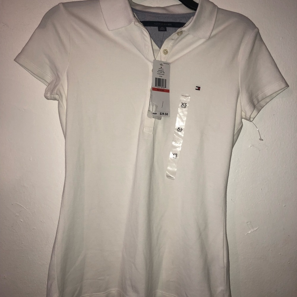 collard white shirt